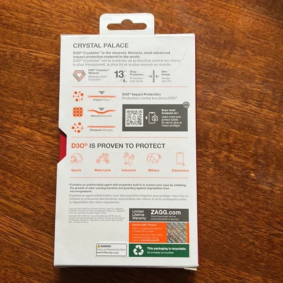 ZAGG Gear4 Crystal Palace Snap Magsafe iPhone 13 Pro - Picture 2 of 3